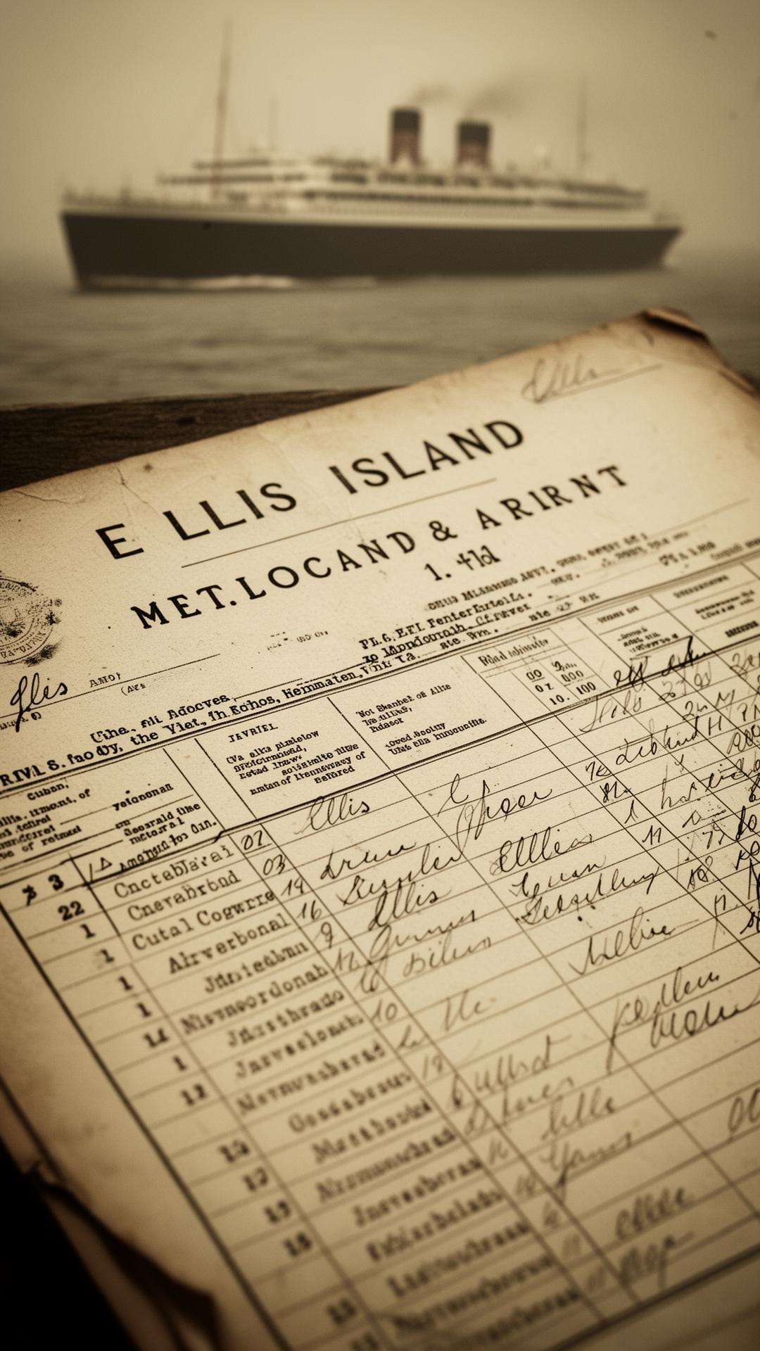 Tracing an Ellis Island Arrival